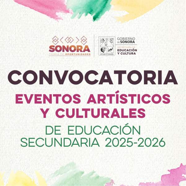 Convocatoria - Eventos Artísticos y Culturales de Educación Secundaria 2025-2026
